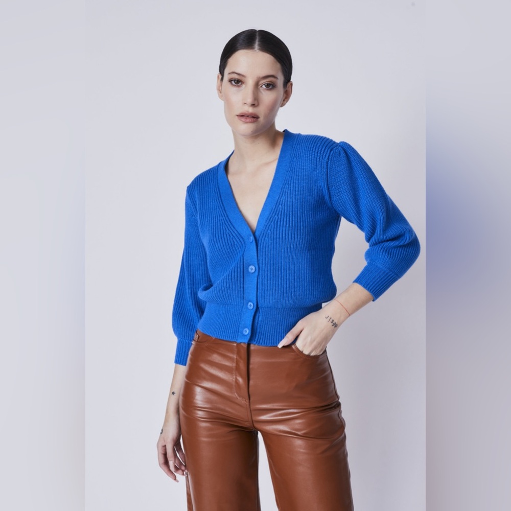 Deluc Napoles Button Down Cardi NWOT